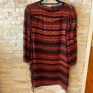 Zara women dress. US size: L. Red, navy blue,beige